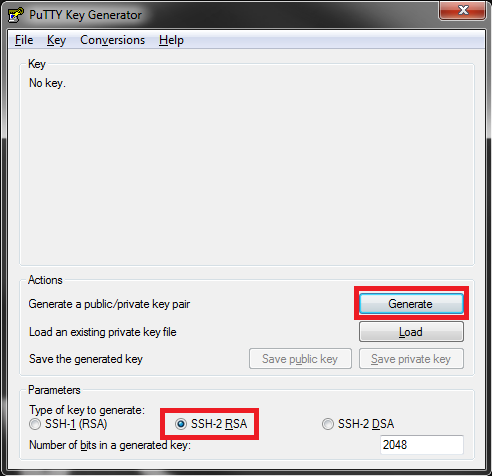 SSH generate